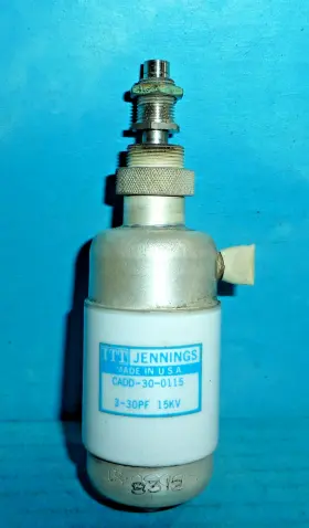 Cadd-30-0115 Jennings Itt/jennings Ceramic Vacuum Variable Capacitor 3-30pf 15kv