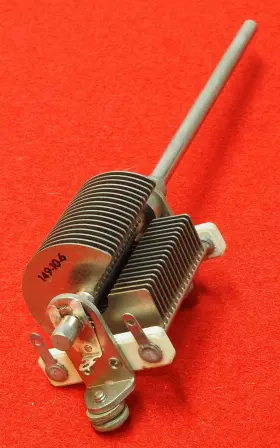 149-10-6 Johnson E.f. Variable Tuning Capacitor 12-266 Pf 5 Inch Shaft