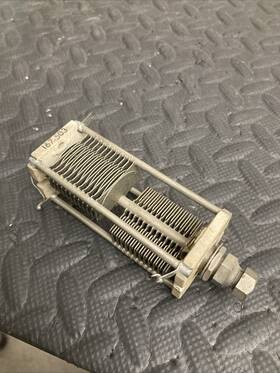 Johnson 167-503 Air Variable Capacitor 8-100pf Each Section