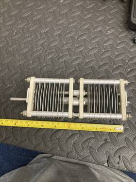 Johnson 50ed450 Air Variable Capacitor 4.5kv Each Section 50pf