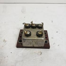 K.s & S. Co Ca-184 Vintage Bathtub Style Capacitor Ham Radio Paired K.s And S.co .5mf .1 400dcwv