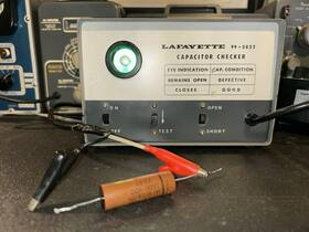 Lafayette Te-44 Vintage Model 99-5022 Capacitor Checker Tester Same As Working