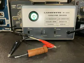 99-5022 Lafayette Te-44 Vintage Model Capacitor Checker Tester Same As Working
