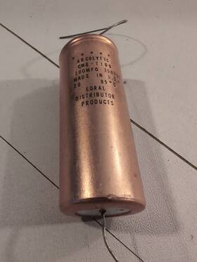 Loral Cme-t100 Nos Arcolytic Capacitors 100mfd 350vdc Made In Usa