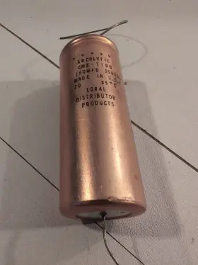 Cme-t100 Loral Nos Arcolytic Capacitors 100mfd 350vdc Made In Usa