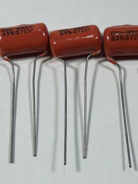 Mallory .022-600dc 3 Orange Capacitors 715p