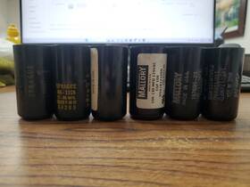 Mallory 108-130mfd 6-pcs Capacitors Sprague Aero And Hi-torq Z2