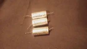 235-6609a Mallory 400 Uf 25vdc Electrolytic Capacitors Tested Used Vintage Amp Usa Made