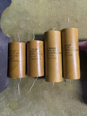 235-7142a Mallory Vintage Capacitors Electrolytic Capacitor Non-functional