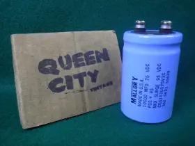 362-9521-56699 Mallory Vintage Capacitor 10000mfd 75vdc
