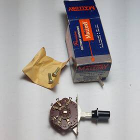 Mallory 6m24125 Grigsby 1960s 2 Way Leveling Switch Vintage Old Stock