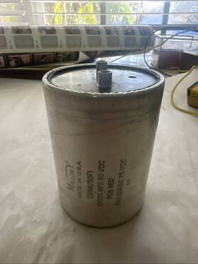 Mallory Cg14u50f1 Vintage 10000uf 50v Electrolytic Capacitor Made In Usa