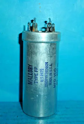 Fp-238 Mallory Type Electrolytic Can Capacitor 40/40uf 450vdc 40/40mfd 450v