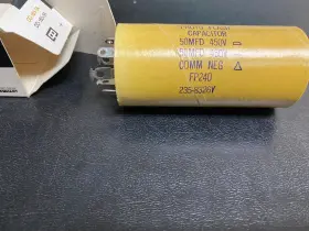 Fp-240 Mallory Precision Electrolytic Can Capacitor 50-50 Mfd 450-450 Vdc