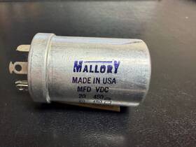 Mallory Fp-376.5a 3 Sect. Electrolytic Can Capacitor Nos 20-20-20 Mfd 450 Vdc