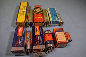 Mallory Fp-449 6 Vintage Capacitors Philco Delco And Cornell Dubilier Nos In Boxes