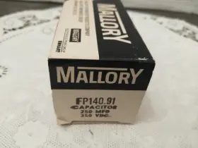 Fp140.91 Mallory Fp140-91 N.o.s. Capacitor 250 Mfd 350 Vdc New Old Stock