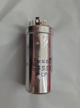 475-475-475 Mallory Fp396.22 Nos Fp370a Electrolytic Capacitor Vdc 80-18-10mfd