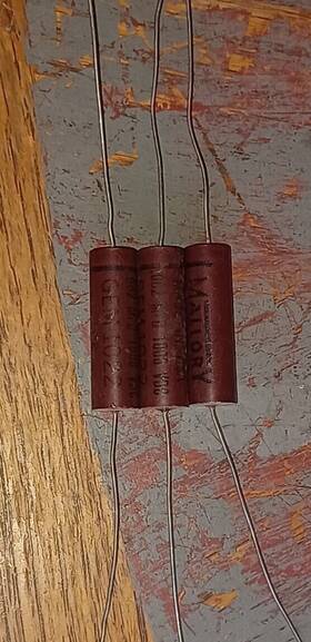 Mallory Gem-1022 Vintage .002uf 1000vdc Tone Capacitors/lot Of 3/nos