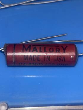 Mallory Gem-414 Nos .04 Mf 400v Capacitor Vintage Treble Bleed Cap Rare