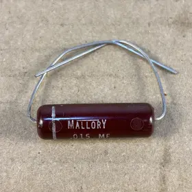 Gem-6115 Mallory Nos Usa Gem .015uf 600v Guitar Capacitor Tests Good Qty