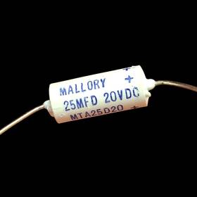 Mallory Mta25d20 25mfd 20vdc Electrolitic Capacitor S