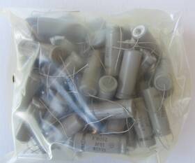 Marcon Ce02b Nos Vtg Sealed Bag Of 50 Pcs Axial Lead Capacitors 10 Uf 250w Japan