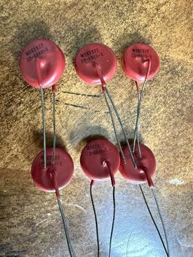 Mdc 22-6845-1 Mdc7327 High Voltage Ceramic Disc Capacitors Qty 6