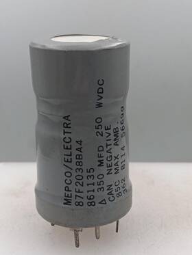 Mepco 861135 Capacitor 350 Mfd 250 Wvdc Serious Tubes U183