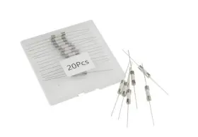 X0.79 Mflamo 797442681347 5x20mm/0.2 Inch Ceramic Axial Lead Slow-blow Fuse 20pcs T1a 1a
