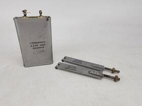 Micamold Cp70b1ef106k Vintage Cp70b1ef405k Capacitor 4 Mfd 600 V 4uf