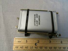 Micamold Cp70b1ff205k Vintage Radio Corp. Capacitor 2.0 Mf 600vdc