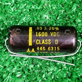 445-6315 Motorola Vtg .05uf 1600vdc Capacitor Type 630 Class D Guitar Tone Tube Amp Audio