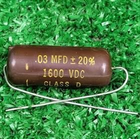 Motorola 446-6311 Vtg Capacitor 0.03uf 1600vdc 446 6311 Type 630 Class D Guitar Tube Amp
