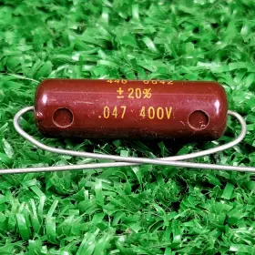 446-6642 Motorola Vtg 0.047uf 400v Capacitor 630-d Guitar Tone Tube Amp Audio