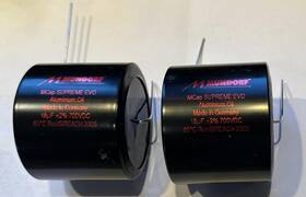Mundorf Seo-18 Pair Two Mcap 700 Vdc Supreme Evo Alum Oil Capacitor 18.0 Uf 18 Mfd