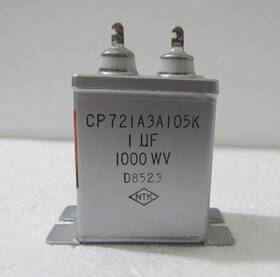 Ntk Cp721a3a105k 1uf 1000v Capacitor Vintage