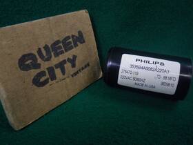 Philips 275470-119 Capacitor 72-88mfd 220vac Nos