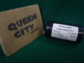 275470-119 Philips Capacitor 72-88mfd 220vac Nos