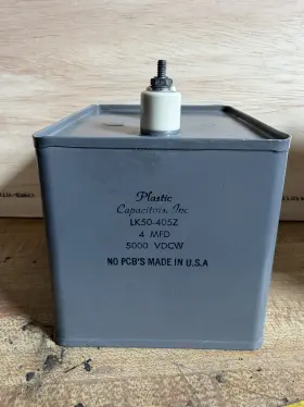 Lk50-405z Plastic Capacitor Lk30-805z 4 Mfd 5000 Vdc
