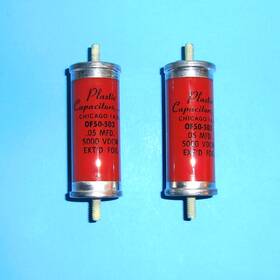 Plastic Capacitors Inc. 0f50-503 2 Oil 0.05uf 5000v For Tube Amplifiers Tested And Matched