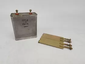 Cp70b1ef106v Plastic Capacitors Inc Vintage Gudeman Sc-8007 Capacitor 10 Mfd 600 Vdc #2