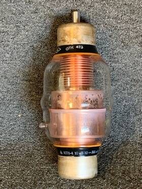 Polyaron Kp1-4 10-500 5-10 Kb Vacuum Variable Capacitor High-voltage Nos Ussr Otk 10 Inch