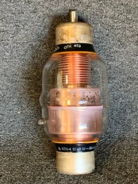 Kp1-4 Polyaron 10-500 5-10 Kb Vacuum Variable Capacitor High-voltage Nos Ussr Otk 10 Inch