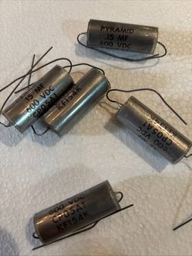 Pyramid Cp05a1-kf154k Vintage Capacitor .15mf And 600 Vdc