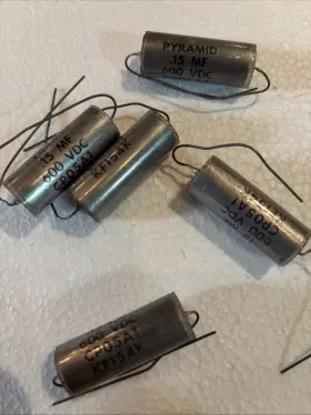 Cp05a1-kf154k Pyramid Vintage Capacitor .15mf And 600 Vdc