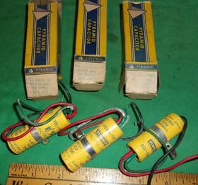 Pyramid Tdl-5030-150 3 Nos Electrolytic Capacitor 50 30uf 150vdc