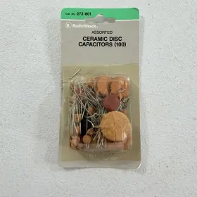 272-801 Radioshack Radio Shack Assorted Ceramic Disc Capacitors 100 Archer Tandy