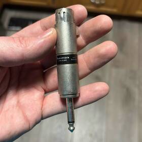 Radioshack 274-016 274-016c Microphone Transformer Lo-z Balanced To Hi-z 1/4