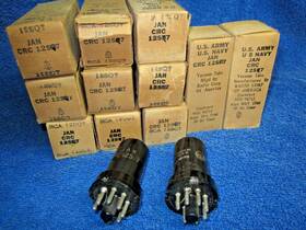 Rca 12sq7 1944 War Shortage Collector Vacuum Tubes 12sf7 To Custom Conversion